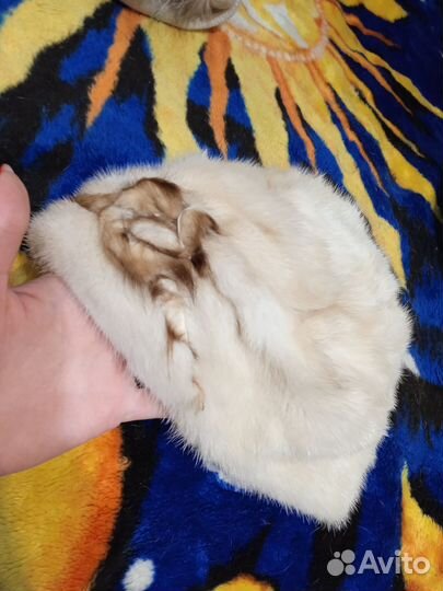 Шапка норковая женская