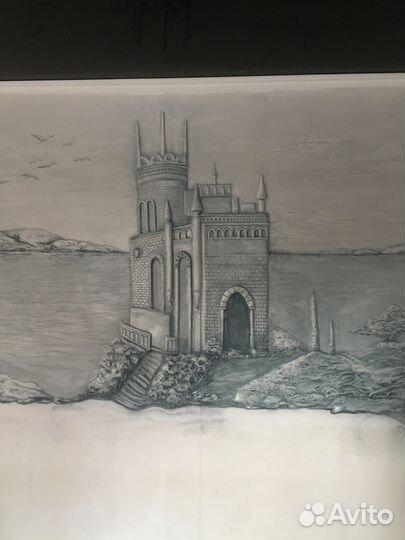 Барельефы, горельефы на стене или гипсокартоне