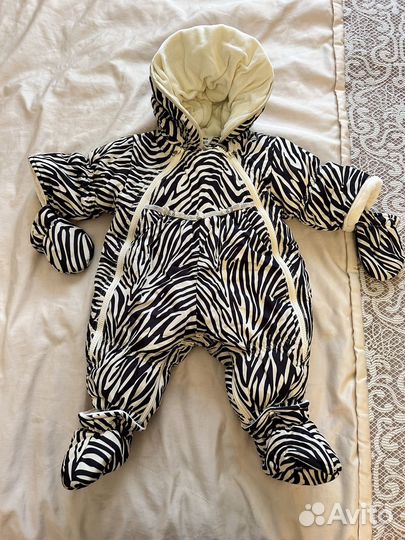 Зимний комбинезон для девочки 6 месяцев