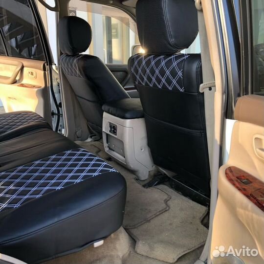 Чехлы Toyota Land Cruiser 100 (3D ромб)