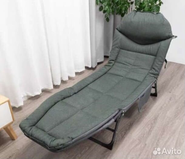 Раскладушка туристическая с матрасом новая 2шт