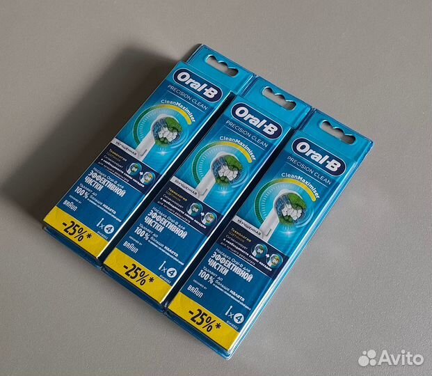 Сменные насадки 4 шт для зубных щеток Oral-B