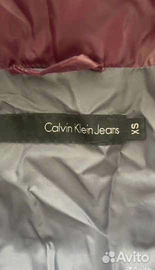 Calvin klein пуховик женский xs
