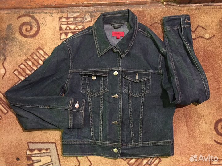 Джинсовая куртка женская размер XL