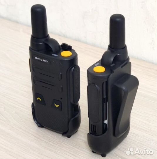 Легкая рация с наушником, комплект 2 штуки