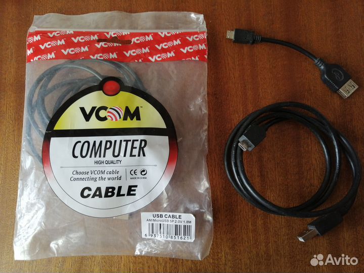 Кабели micro USB и OTG для зарядки/передачи данных