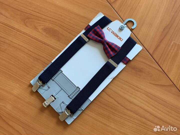 Бабочка и подтяжки