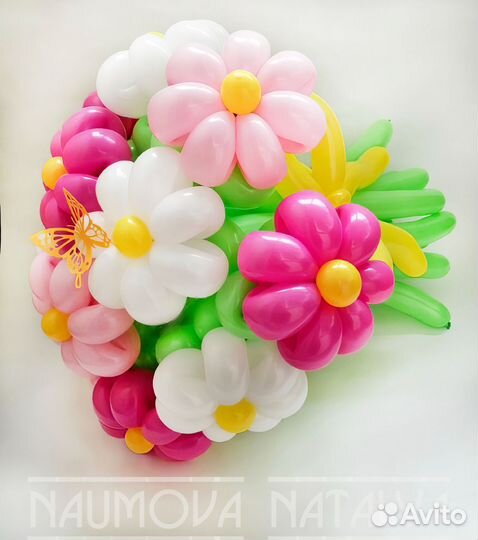 Фигуры и букеты из воздушных шаров