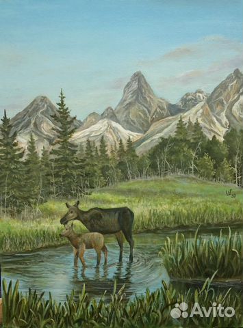 Картина маслом на холсте