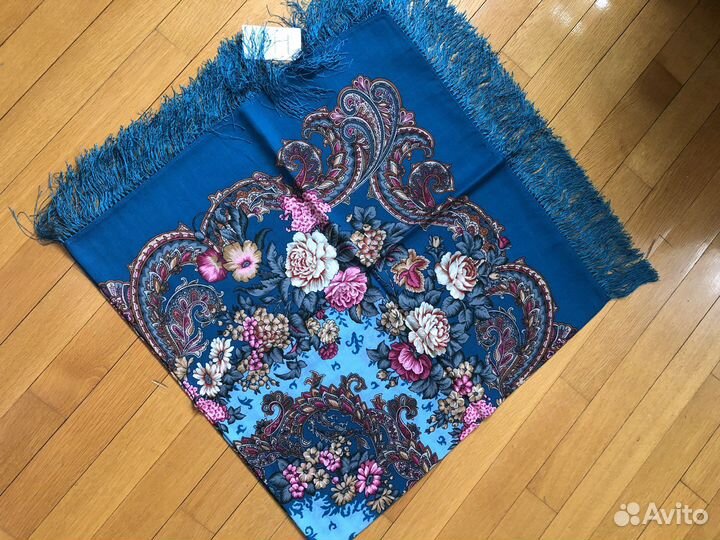 Павловопосадский платок с биркой