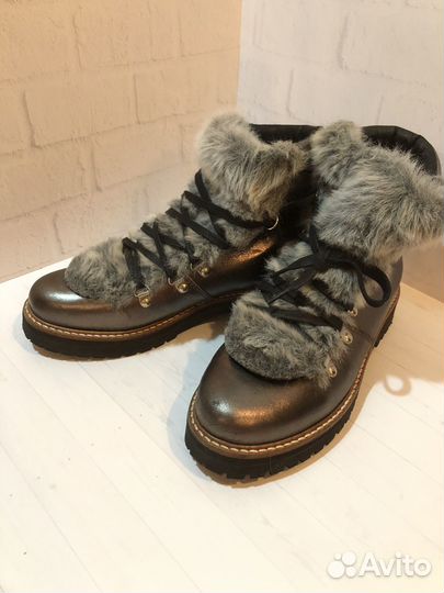 Кожанные ботинки Франция 40 Весна Осень