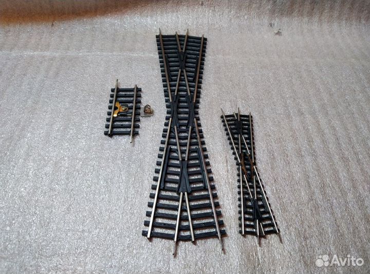 Железная дорога. Piko H0, N. рельсы, крест