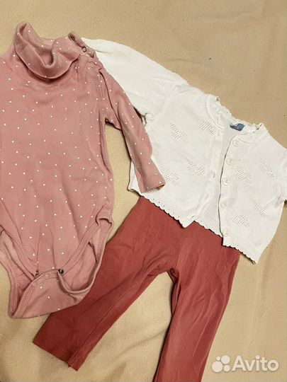 Вещи пакетом на девочку 74