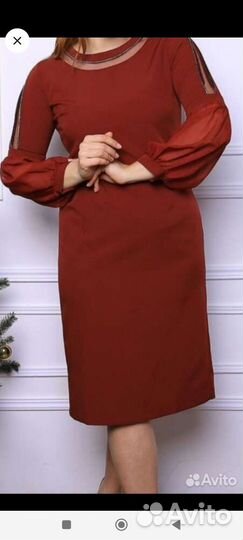 Платье праздничное, повседневное, 54-56 размер