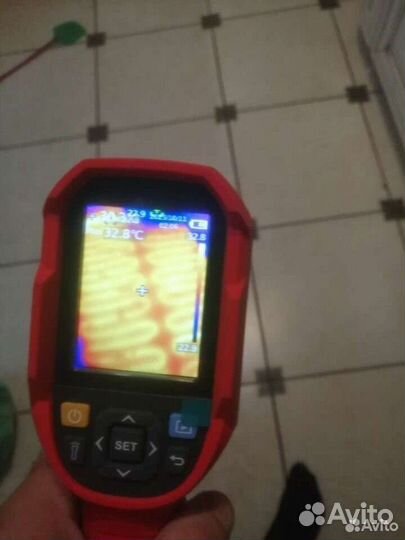 Мантаж инжинерных систем отопления, тепловизор