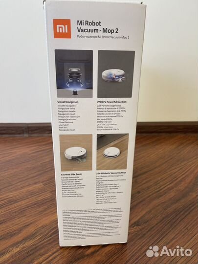 Робот-пылесос Mi robot vacuum-mop 2