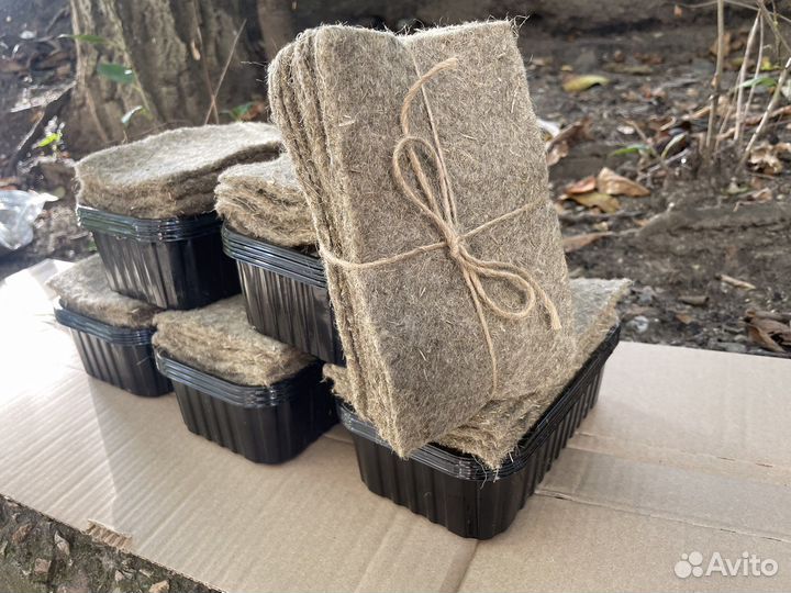 Джутовые коврики для микрозелени