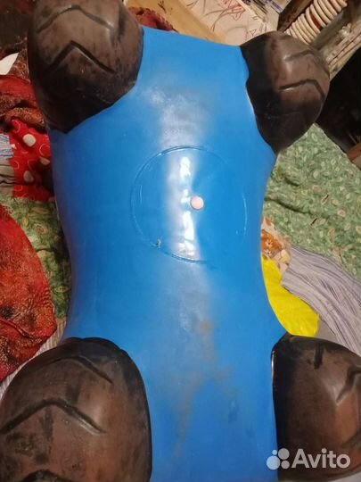 Машинка надувная резиновая прыгун