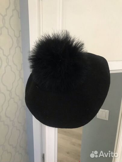 Берет женский черный