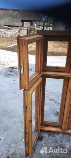 Деревянные окна новые тройное остекление