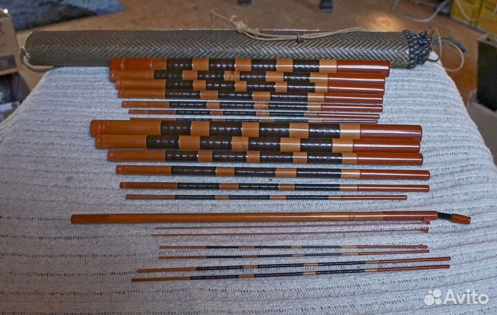 Тинкара - япнск. бамбук. удочка 1930гг