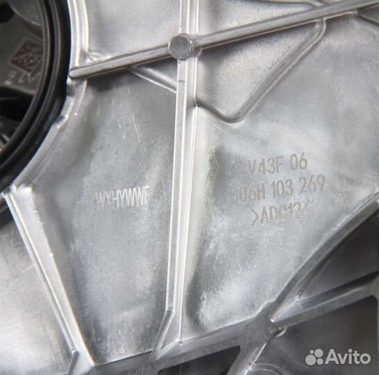 Алюминиевая верхняя крышка грм tiguan