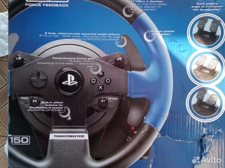 Игровой руль thrustmaster t150