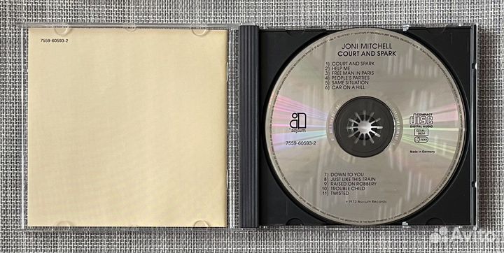 Joni Mitchell - Court And Spark CD Germany