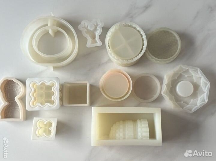 Формы для гипса и свечей цена за все