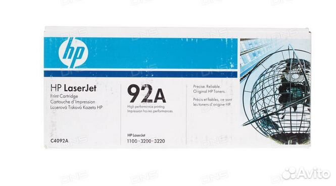 Картридж HP 92А оригинал