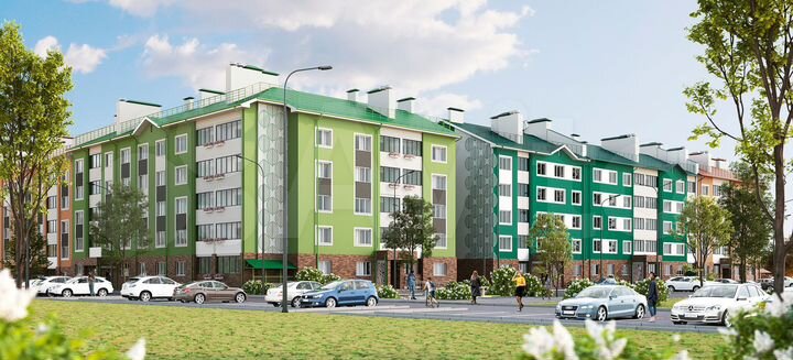 1-к. квартира, 49,7 м², 4/5 эт.