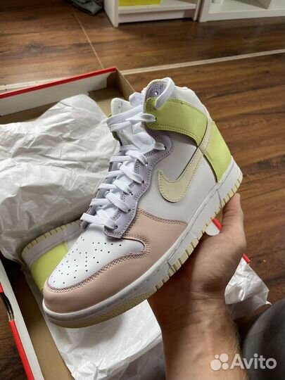 Оригинальные Кроссовки женские nike dunk high