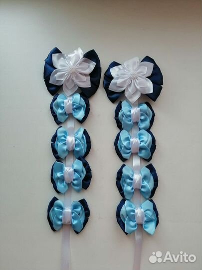 Продам ленты в косу из атласных лент для девочек