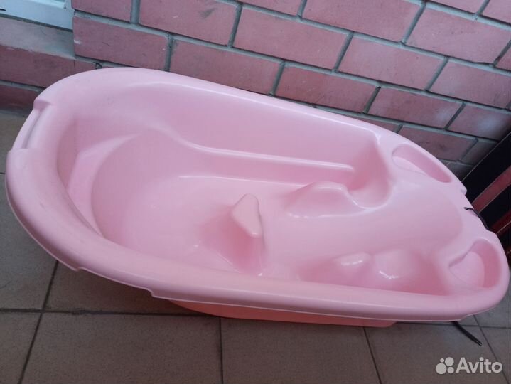 Детская ванночка с вкладкой для новорождённых