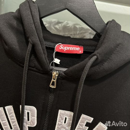 Толстовка на молнии зип худи Supreme