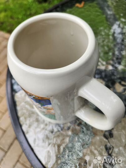 Керамическая пивная кружка