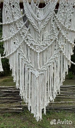 Свадебная арка макраме