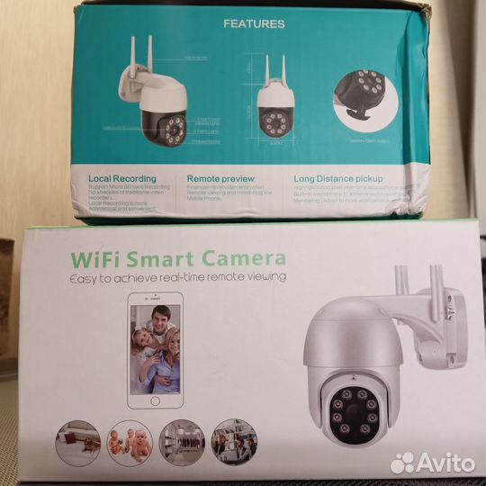 8 Мп Wi-Fi Видеокамера поворотная морозостойкая