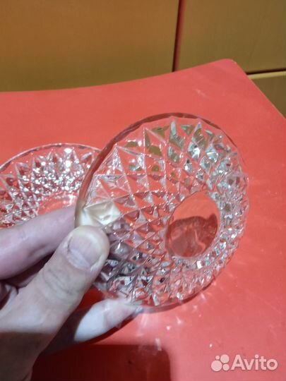 Икорница СССР, стекло, хрусталь