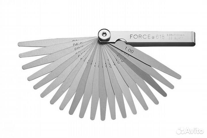 Набор щупов 26пр. 0.04-0.63мм 61802 61802