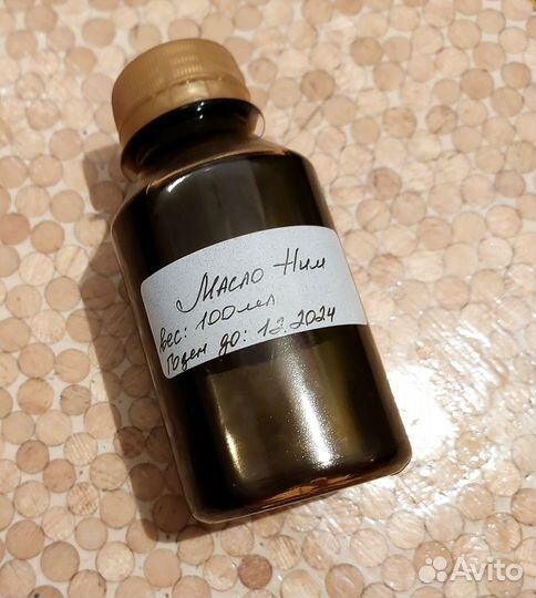 Масло Ним для кожи и волос, в косметику