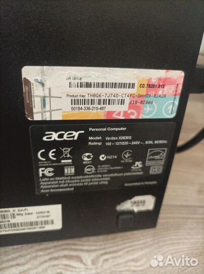 Системный блок Acer Veriton i3-4130, 3400 Гц, 8 Гб