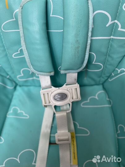 Стульчик для кормления Babyton Happy Animals blue