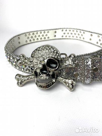 Ремень Bb simon, лого череп