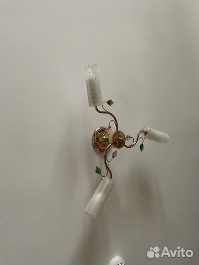 Люстра потолочная подвесная бу