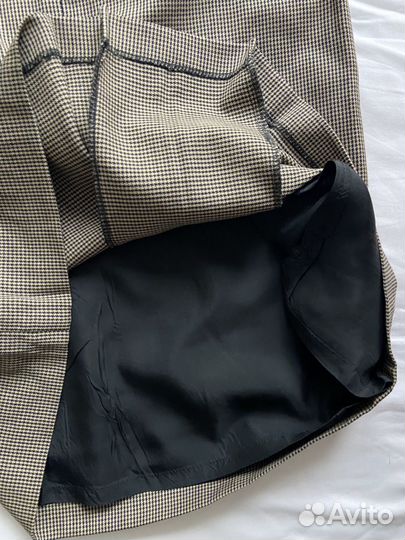 Юбка миди в рубчик