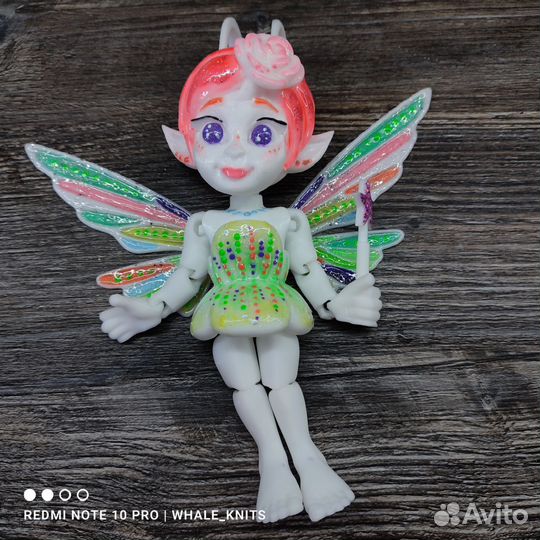 Игрушка Фея 3д 3d подвижная антистресс