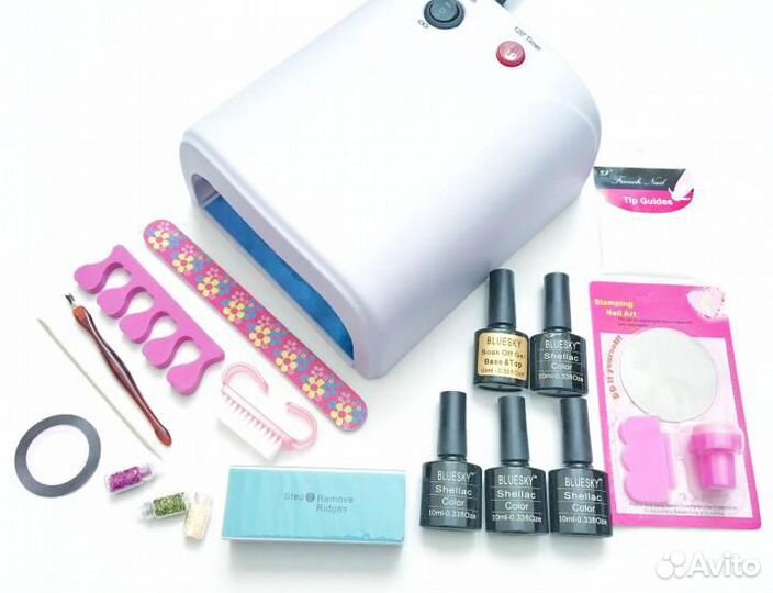 Набор гель-лак Bluesky для новичков
