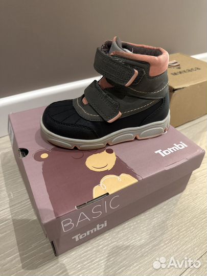 Ботинки tombi демисезонные детские 25