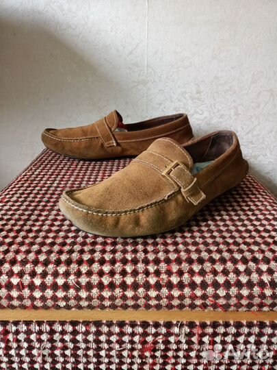 Мокасины муж Prada нат замша, оригинал, 44р